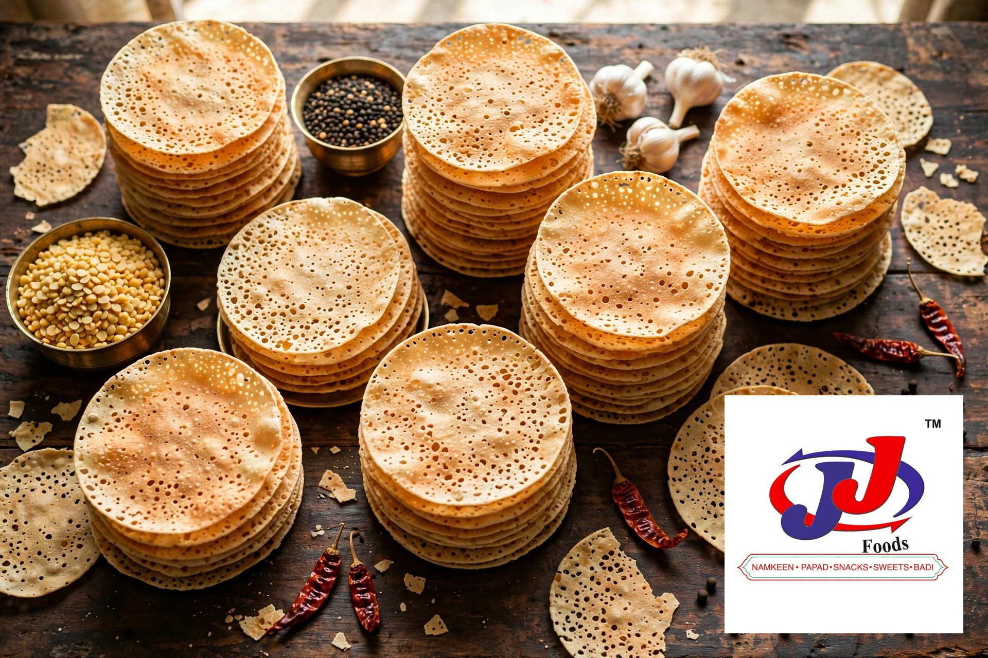 JJ Foods Bikaner: 50 Years of Handmade Papads the Bikaneri Way