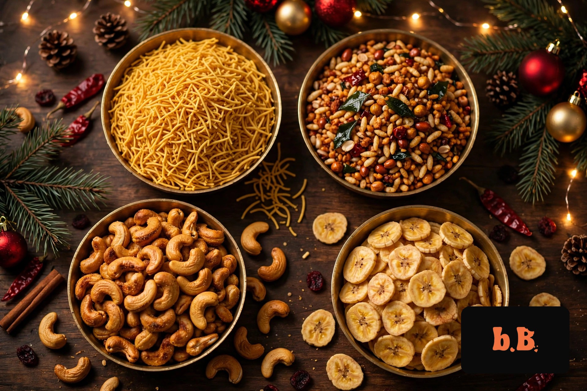 Christmas & New Year Party Snacks 2026: Bikaneri Namkeen Platters Your Guests Will Love