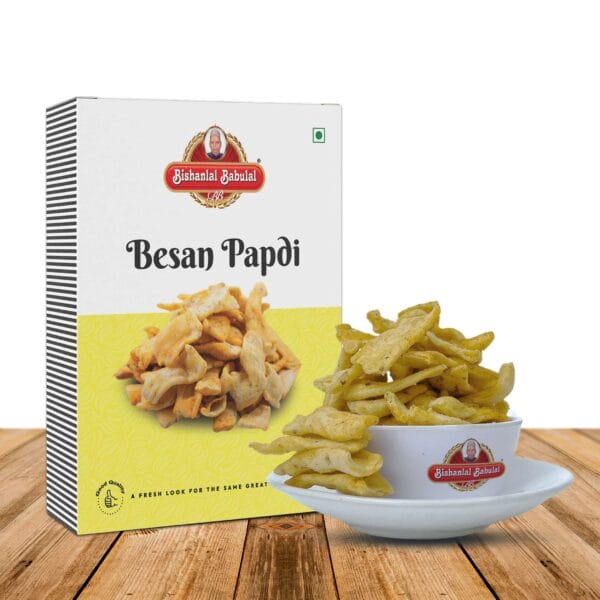 Bishanlal Babulal Besan Papdi 250gm – Irresistible Crispy & Flavorful Traditional Indian Snack | BiteBasket