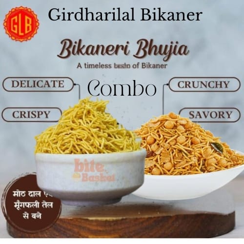 Girdharilal Bikaneri Bhujia Chabini Mix Combo 1kg – Authentic Since 1978