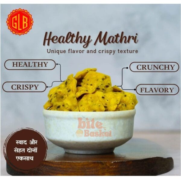 Girdharilal Healthy Mathri 500g – Authentic Bikaneri Snack Since 1978 | Fresh & Palm Oil Free