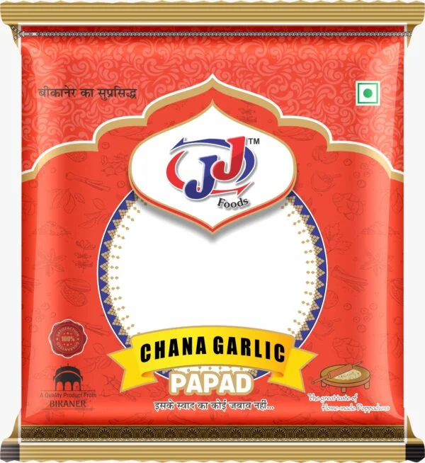 Bikaneri Handmade Chana Garlic Papad | JJ Foods