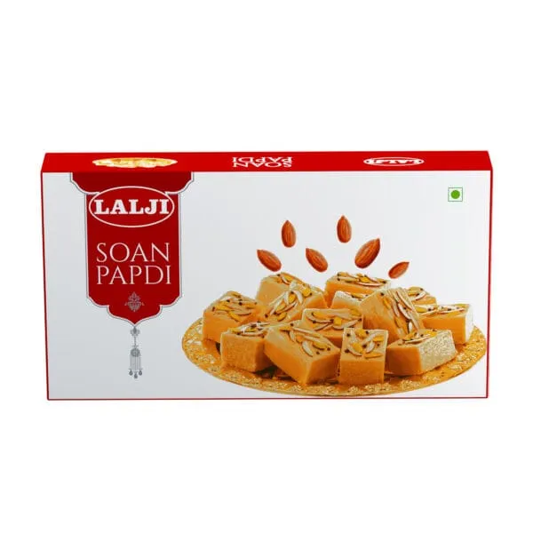 The Lalji Orange Soan Papdi – Bikaneri Soan Papdi