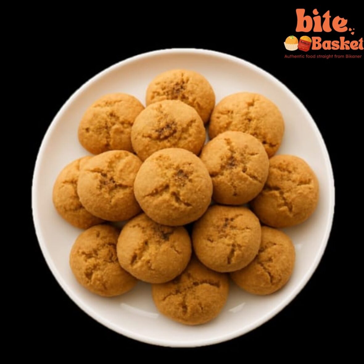 Biki Bakes Naan Khatai – Traditional Indian Cookies 200gm | BiteBasket