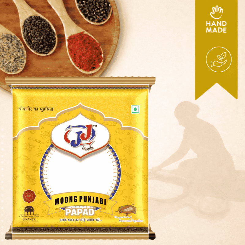 Moong Punjabi Papad – Bikaneri Handmade Papad by JJ Foods