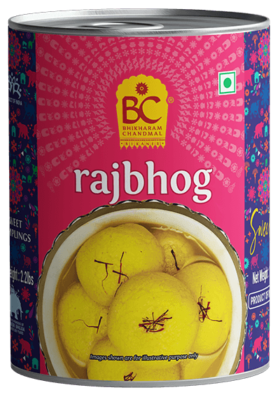 Bhikharam Chandmal Rajbhog 1 Kg – Soft, Juicy &amp; Royal Indian Sweet | BiteBasket