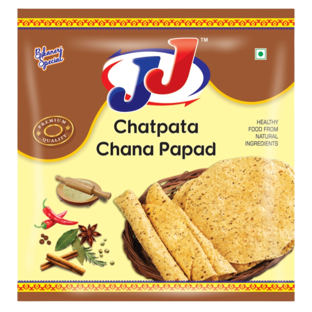 Bikaneri Handmade Papad Brand – Chatpata Chana Papad | JJ Foods