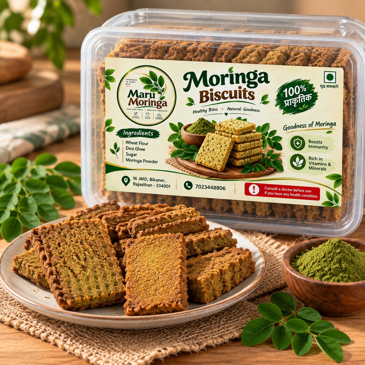 Maru Moringa Biscuits | Taste Meets Natural Goodness