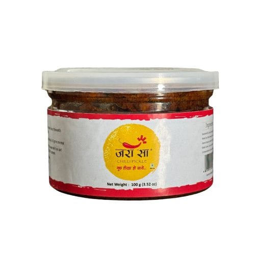 Jara Sa Chilli Pickle 100g – Authentic Fiery Indian Pickle | Yellow Tiger | BiteBasket