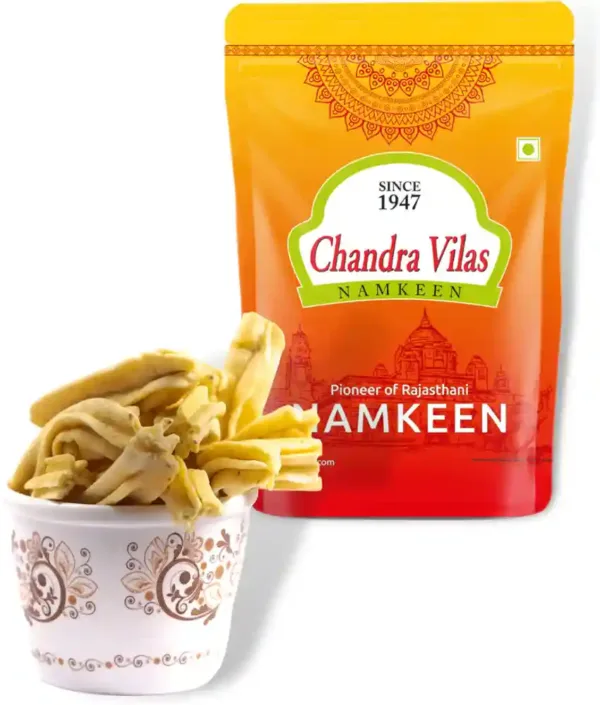 Chandra Vilas Gujrati Gathiya Sev | Ganthiya (Soft) – 500g