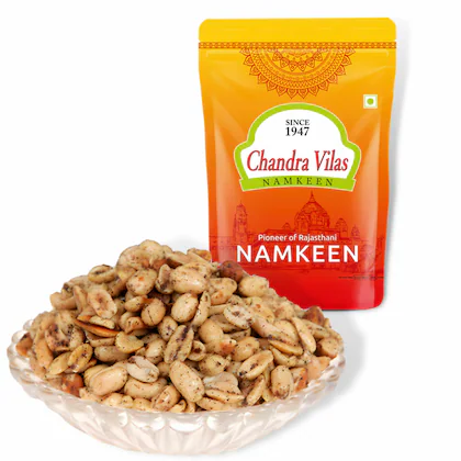 Chandra Vilas Salt Pepper Peanuts | Kali Mirch Moongfali – 1 Kg