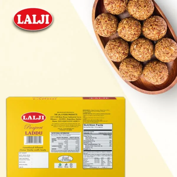 Panjiri Ladoo Desi Ghee 800g – THE LALJI Bikaner - Image 1