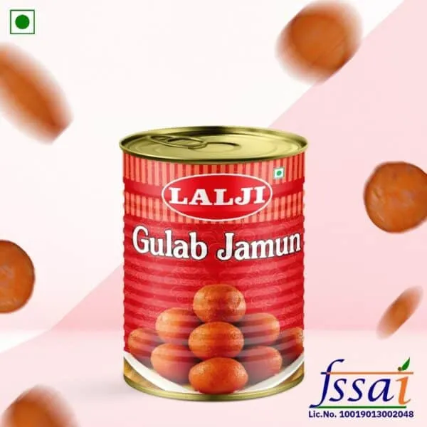 Gulab Jamun 1kg Can – THE LALJI Bikaner - Image 1