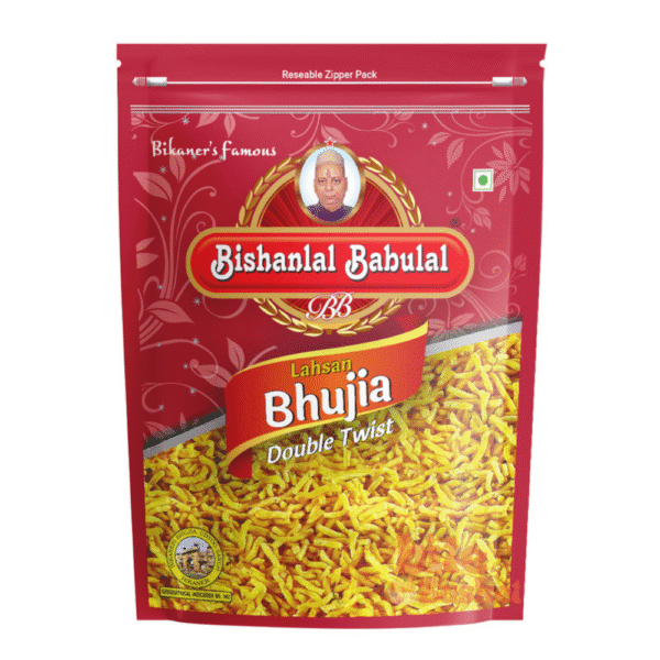 Bishanlal Babulal Lehsun Bhujia 500 Grams – Amazing Crispy &amp; Aromatic Garlic-Infused Snack | BiteBasket