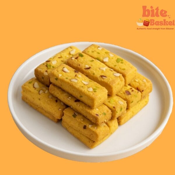 Biki Bakes Special Kesar Badam Pista Biscuits 250gm | Buy Online at BiteBasket