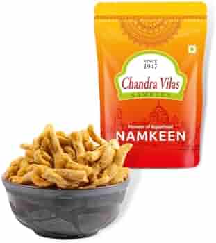 Chandra Vilas Garlic Sev | Lasun Gathiya | Lahsun Sev – 250g