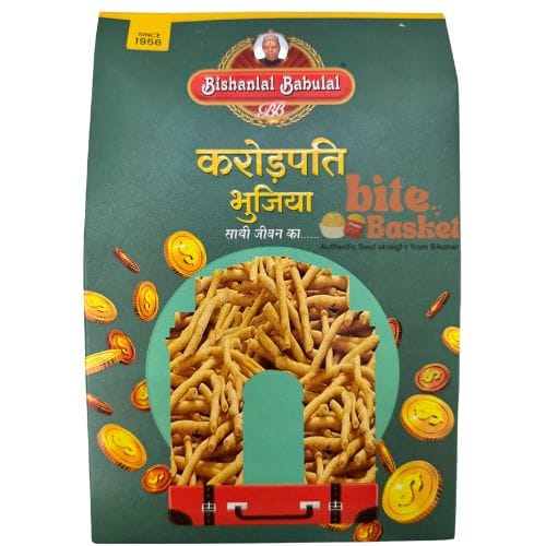 Bishanlal Babulal Karorpati Bhujia 400Grams – Crispy & Spicy Snack