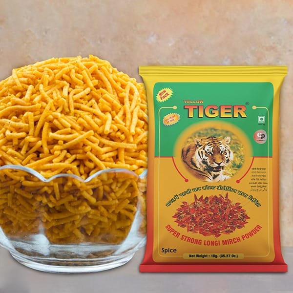 Yellow Tiger Longi Mirch Powder 100gm – Ultimate Fiery & Pure Bird’s Eye Chilli Powder | BiteBasket