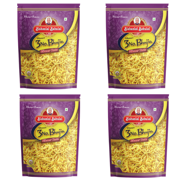 Bishanlal Babulal Premium 3 No Bhujia – Crispy Bikaneri Snack - Image 1