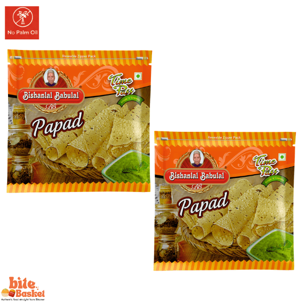 Bishanlal Babulal Handrolled Bikaneri Papad Since 1956 – Bikaneri - Image 1