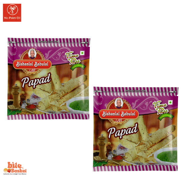 Bishanlal Babulal Tikdi Bikaneri Papad Since 1956 – Bikaneri - Image 1