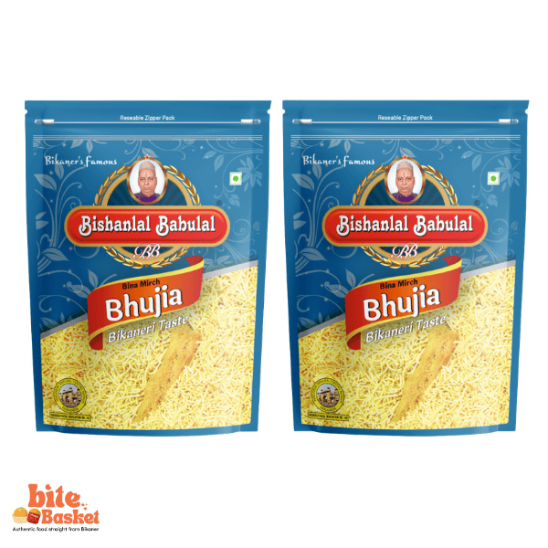 Bishanlal Babulal Non-Spicy Bhujia – Mild Bikaneri Snack - Image 1