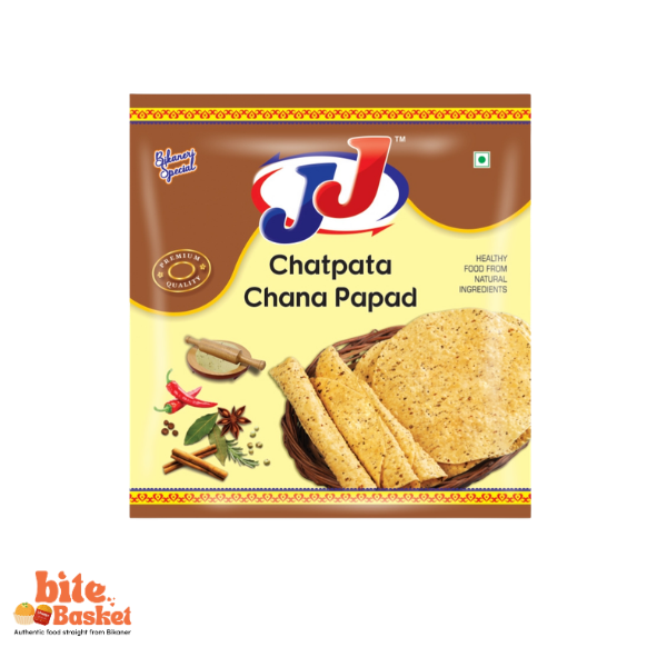 Bikaneri Handmade Papad Brand – Chatpata Chana Papad | JJ Foods - Image 1